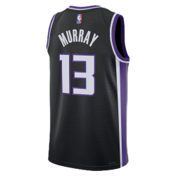 Keegan Murray #13 Sacramento Kings Schwarzes Icon-Trikot