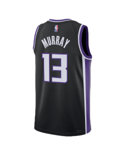 Keegan Murray #13 Sacramento Kings Schwarzes Icon-Trikot