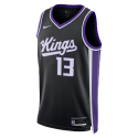 Keegan Murray #13 Sacramento Kings Schwarzes Icon-Trikot