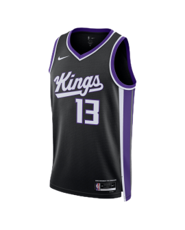 Keegan Murray #13 Sacramento Kings Schwarzes Icon-Trikot