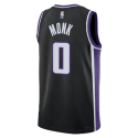 Malik Monk #0 Sacramento Kings Schwarzes Icon-Trikot