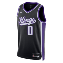 Malik Monk #0 Sacramento Kings Schwarzes Icon-Trikot