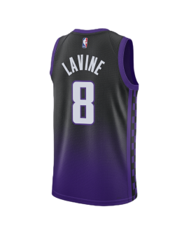 Zach LaVine #8 Sacramento Kings Lila Statement-Trikot
