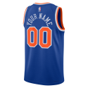 Personalisiertes New York Knicks Blue Icon Trikot