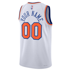 Personalisiertes Weiß Association-Trikot der New York Knicks
