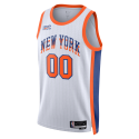 Personalisiertes Weiß City Edition-Trikot der New York Knicks
