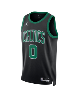 Jayson Tatum #0 Boston Celtics Schwarzes Statement-Trikot