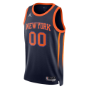 Personalisiertes New York Knicks Navy Statement-Trikot