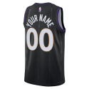 Personalisiertes Toronto Raptors Schwarz City Edition-Trikot