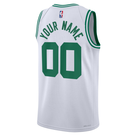 Personalisiertes Boston Celtics Weiß Association-Trikot
