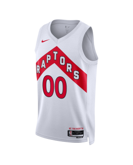 Personalisiertes Trikot der Toronto Raptors Weiß Association