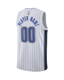 Personalisiertes Orlando Magic Weiß Association-Trikot