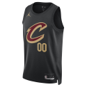 Personalisiertes schwarzes Statement-Trikot der Cleveland Cavaliers