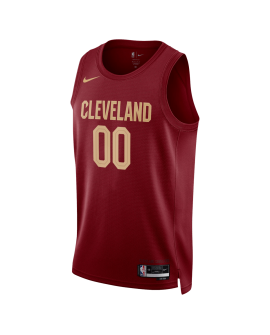 Personalisiertes Cleveland Cavaliers Burgundy Icon Trikot