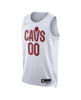 Personalisiertes Cleveland Cavaliers Weiß Association-Trikot