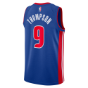 Ausar Thompson #9 Detroit Pistons Blue Icon Trikot