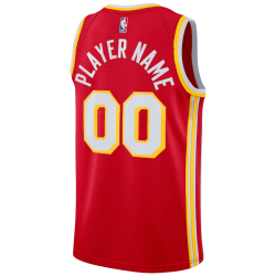 Personalisiertes Atlanta Hawks Red Icon Trikot