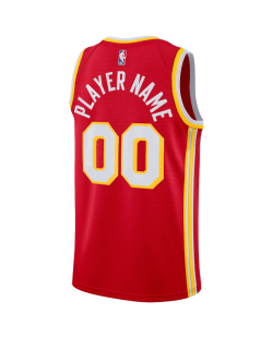 Personalisiertes Atlanta Hawks Red Icon Trikot