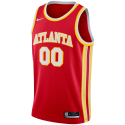 Personalisiertes Atlanta Hawks Red Icon Trikot