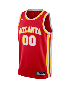 Personalisiertes Atlanta Hawks Red Icon Trikot