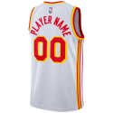 Personalisiertes Atlanta Hawks Weiß Association-Trikot