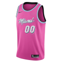 Personalisiertes Miami Heat Pink Sunset Vice Trikot