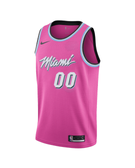 Personalisiertes Miami Heat Pink Sunset Vice Trikot