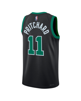 Payton Pritchard #11 Boston Celtics Schwarzes Statement-Trikot