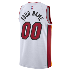 Personalisiertes Miami Heat Weiß Association-Trikot