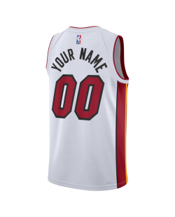 Personalisiertes Miami Heat Weiß Association-Trikot
