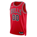 Personalisiertes Chicago Bulls Red Icon Trikot