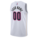 Personalisiertes Miami Heat Weiß Mashup Trikot