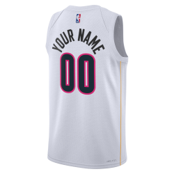 Personalisiertes Miami Heat Weiß Mashup Trikot