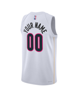Personalisiertes Miami Heat Weiß Mashup Trikot