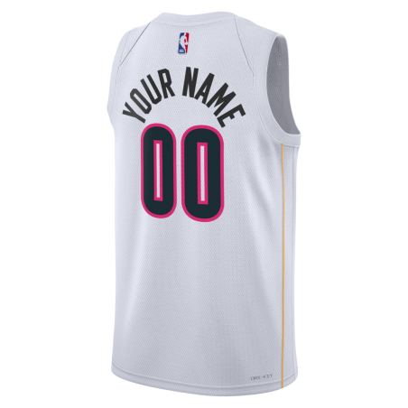 Personalisiertes Miami Heat Weiß Mashup Trikot