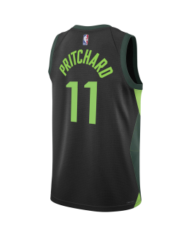 Payton Pritchard #11 Boston Celtics Schwarz City Edition-Trikot