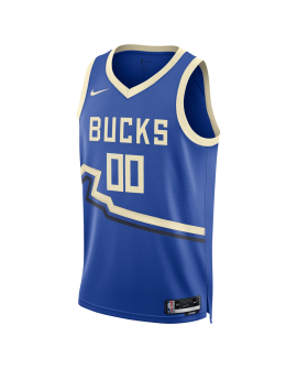 Personalisiertes Milwaukee Bucks Royal City Edition-Trikot