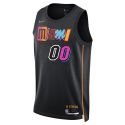 Personalisiertes Miami Heat Schwarz Mashup Trikot