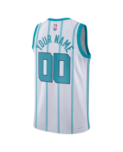 Personalisiertes Charlotte Hornets Weiß Association-Trikot