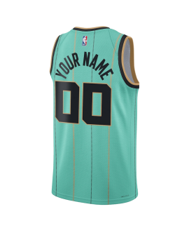 Personalisiertes Charlotte Hornets Mint City Edition-Trikot