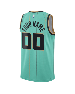 Personalisiertes Charlotte Hornets Mint City Edition-Trikot