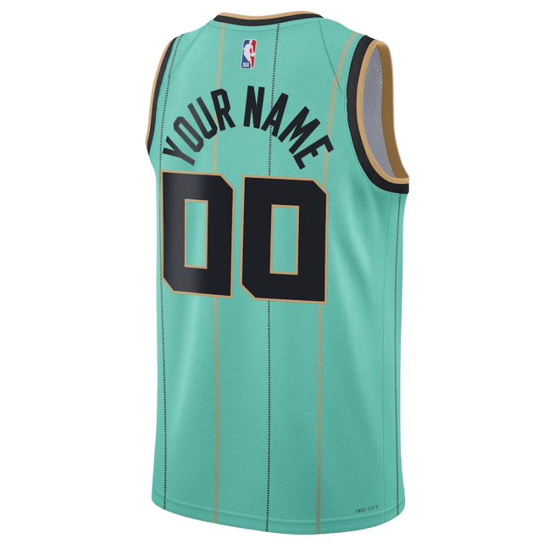 Personalisiertes Charlotte Hornets Mint City Edition-Trikot