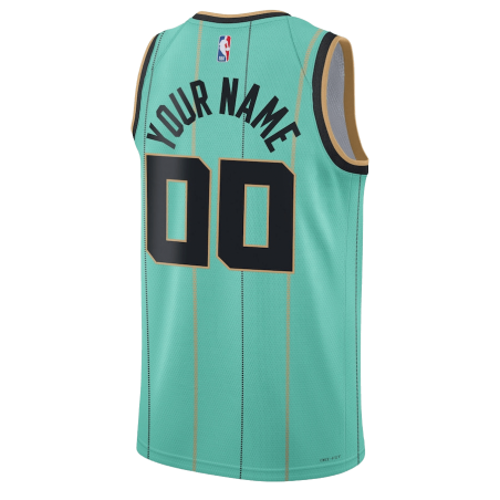 Personalisiertes Charlotte Hornets Mint City Edition-Trikot