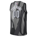 Personalisiertes Brooklyn Nets Grey City Edition-Trikot