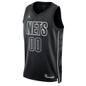 Personalisiertes schwarzes Statement-Trikot der Brooklyn Nets