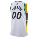 Personalisiertes Weiß City Edition-Trikot der Indiana Pacers