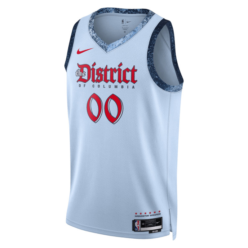 Benutzerdefiniertes personalisiertes Trikot der Washington Wizards Blue City Edition