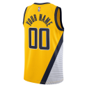 Personalisiertes Gold-Statement-Trikot der Indiana Pacers