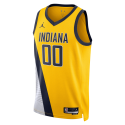 Personalisiertes Gold-Statement-Trikot der Indiana Pacers