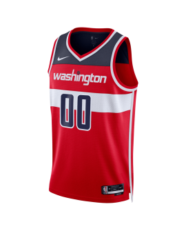 Benutzerdefiniertes personalisiertes Jersey der Washington Wizards Red Icon